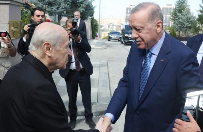 Erdoğan ve Bahçeli Beştepe’de bir araya geliyor