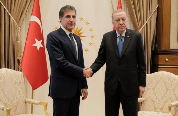 Cumhurbaşkanı Erdoğan, Barzani’yi kabul etti