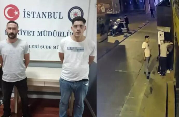 Beyoğlu’nda sokak ortasında genç kadını taciz eden 2 şüpheli tutuklandı