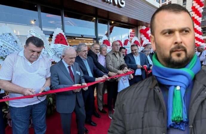 Burger King açılışına katılan AK Parti’li Başkan: Sadece kurdele kestim, yemek yeseydim İsrail’e destek vermiş olacaktım