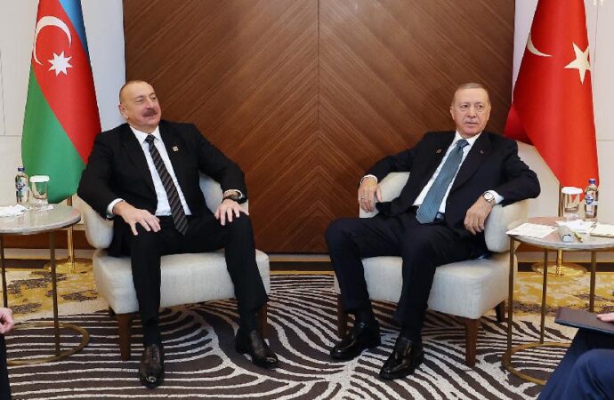 Erdoğan, Aliyev ile görüştü