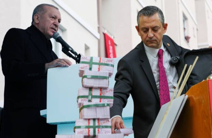 Erdoğan’dan Özel’e: Soygunu anlatmak yerine, çıkmış paradan kule yapıyor