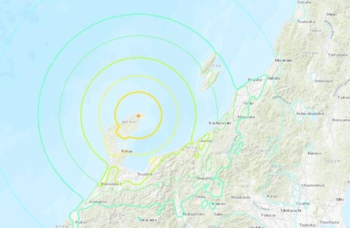 Japonya’da 6,9 büyüklüğünde deprem