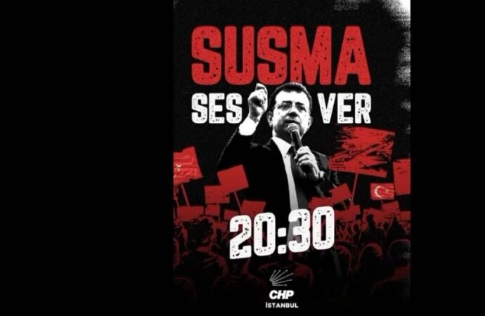 CHP’den protesto çağrısı geldi: “20.30’da, susma ses ver!”