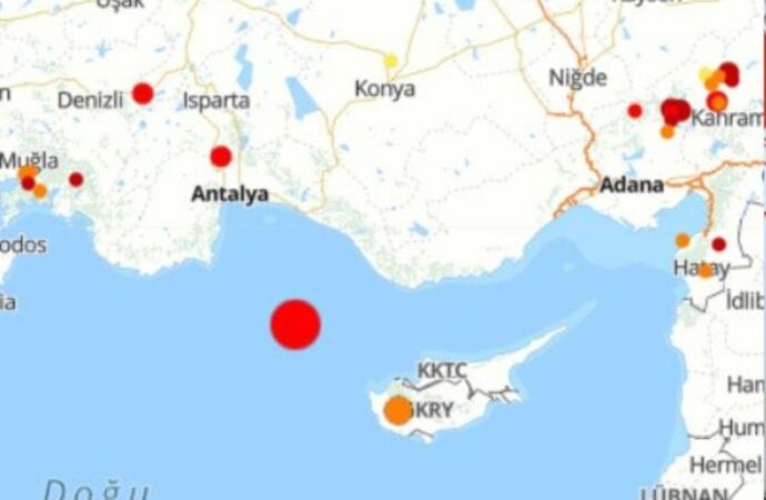 Akdeniz sallandı! Antalya’da deprem meydana geldi