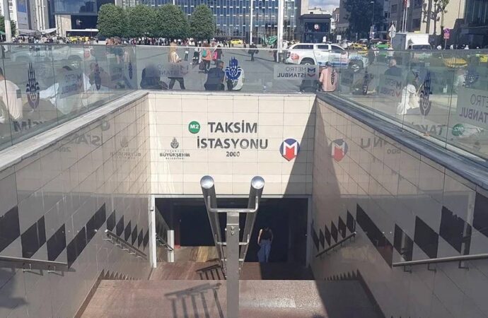 Taksim ve Şişhane metro istasyonları kapatıldı