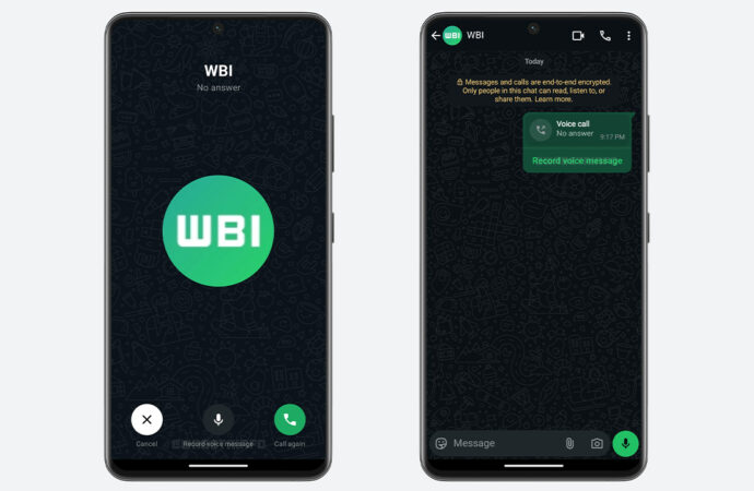 WhatsApp’tan Yeni Özellik: Cevapsız Çağrılara Tek Dokunuşla Sesli Mesaj