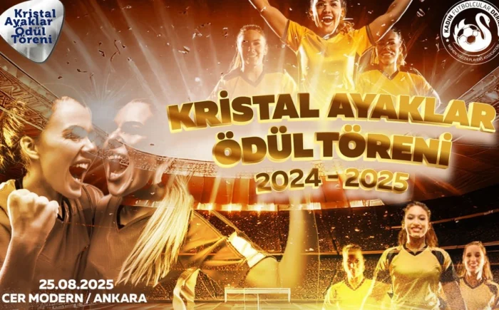 Kadın Futbolunun Yıldızları “Kristal Ayaklar” Ödül Töreninde Buluşuyor